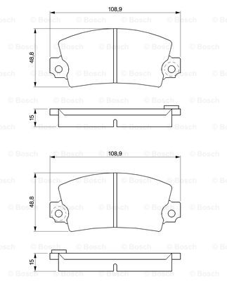 BOSCH 0 986 463 473 Brake...