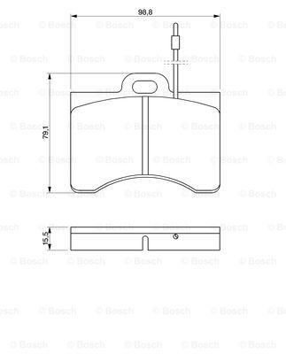 BOSCH 0 986 463 561 Brake...