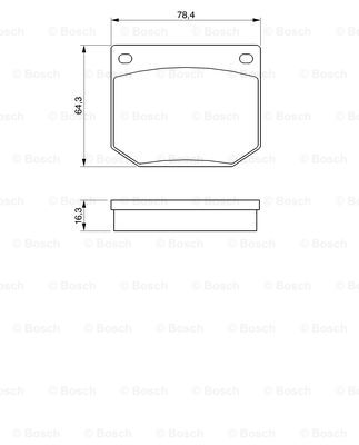 BOSCH 0 986 464 020 Brake...