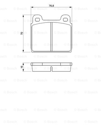 BOSCH 0 986 464 681 Brake...