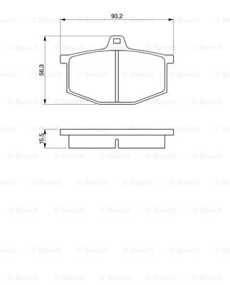 BOSCH 0 986 464 801 Brake...