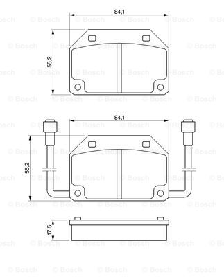 BOSCH 0 986 465 733 Brake...