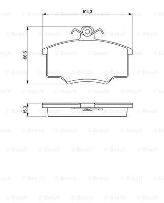 BOSCH 0 986 465 745 Brake...