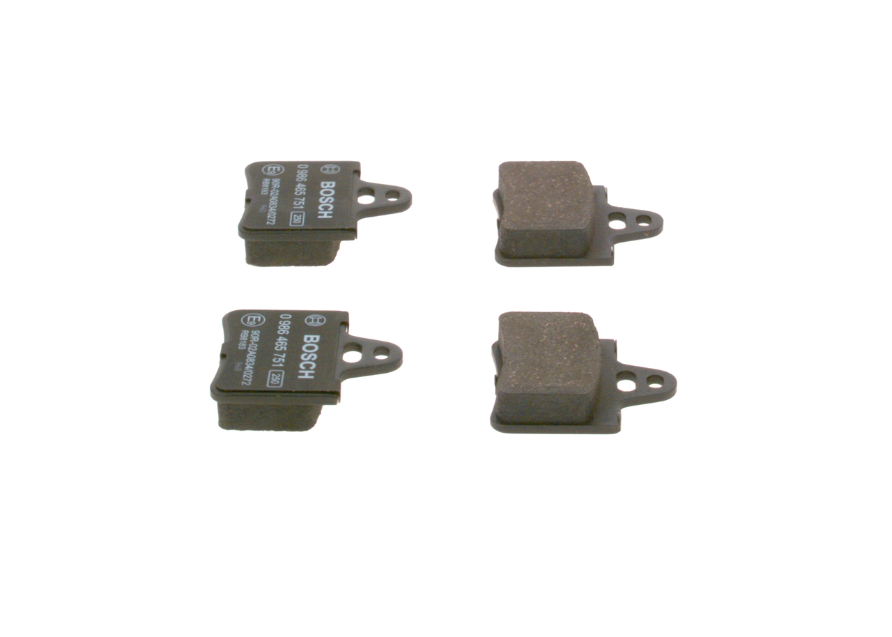 BOSCH 0 986 465 751 Bremsbelagsatz, Scheibenbremse