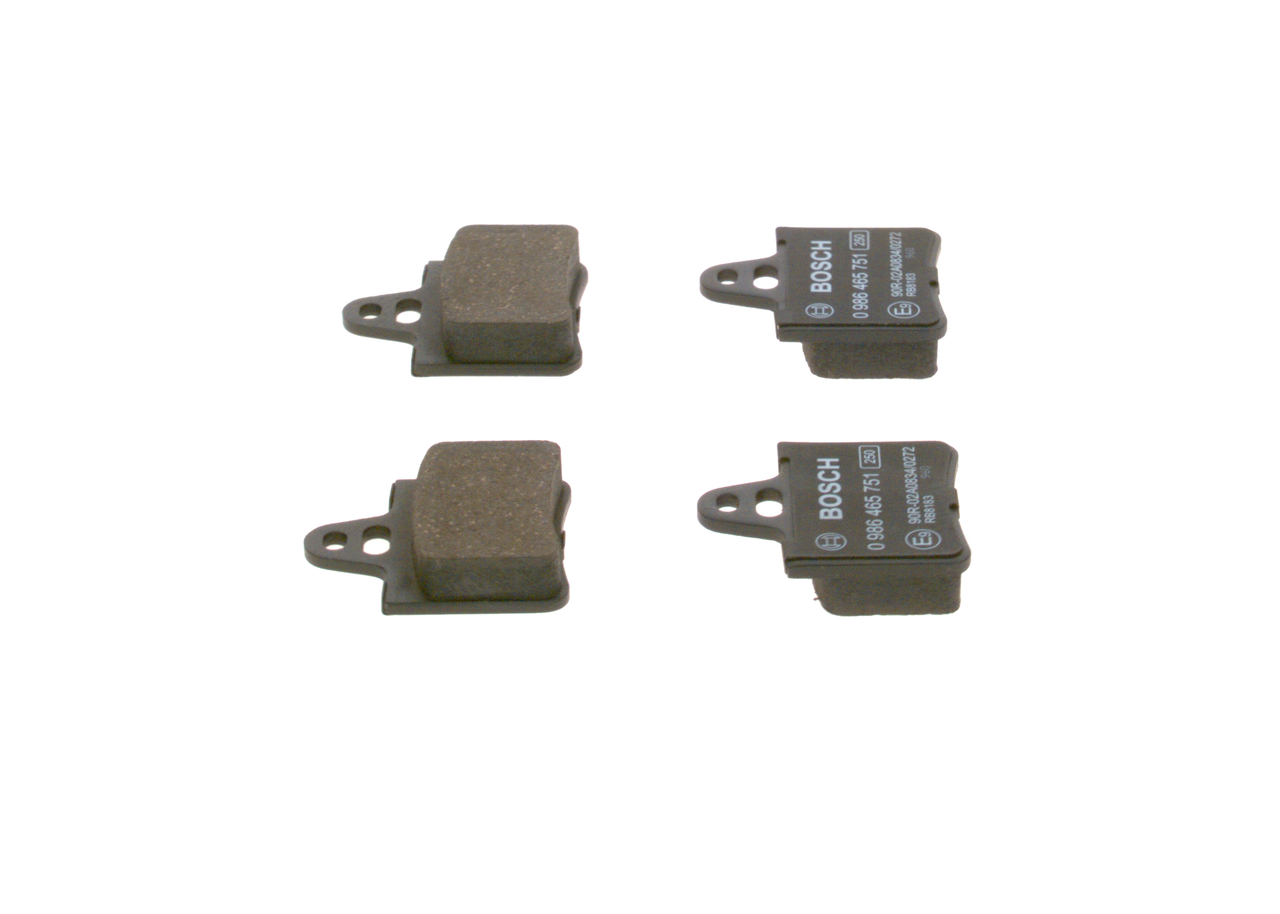 BOSCH 0 986 465 751 Bremsbelagsatz, Scheibenbremse