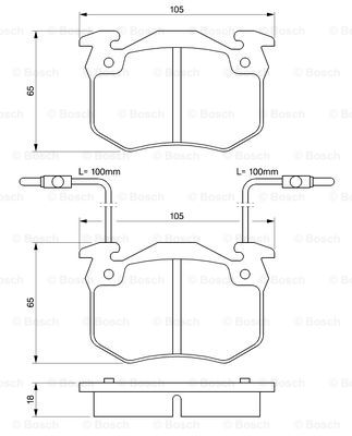 BOSCH 0 986 466 311 Brake...