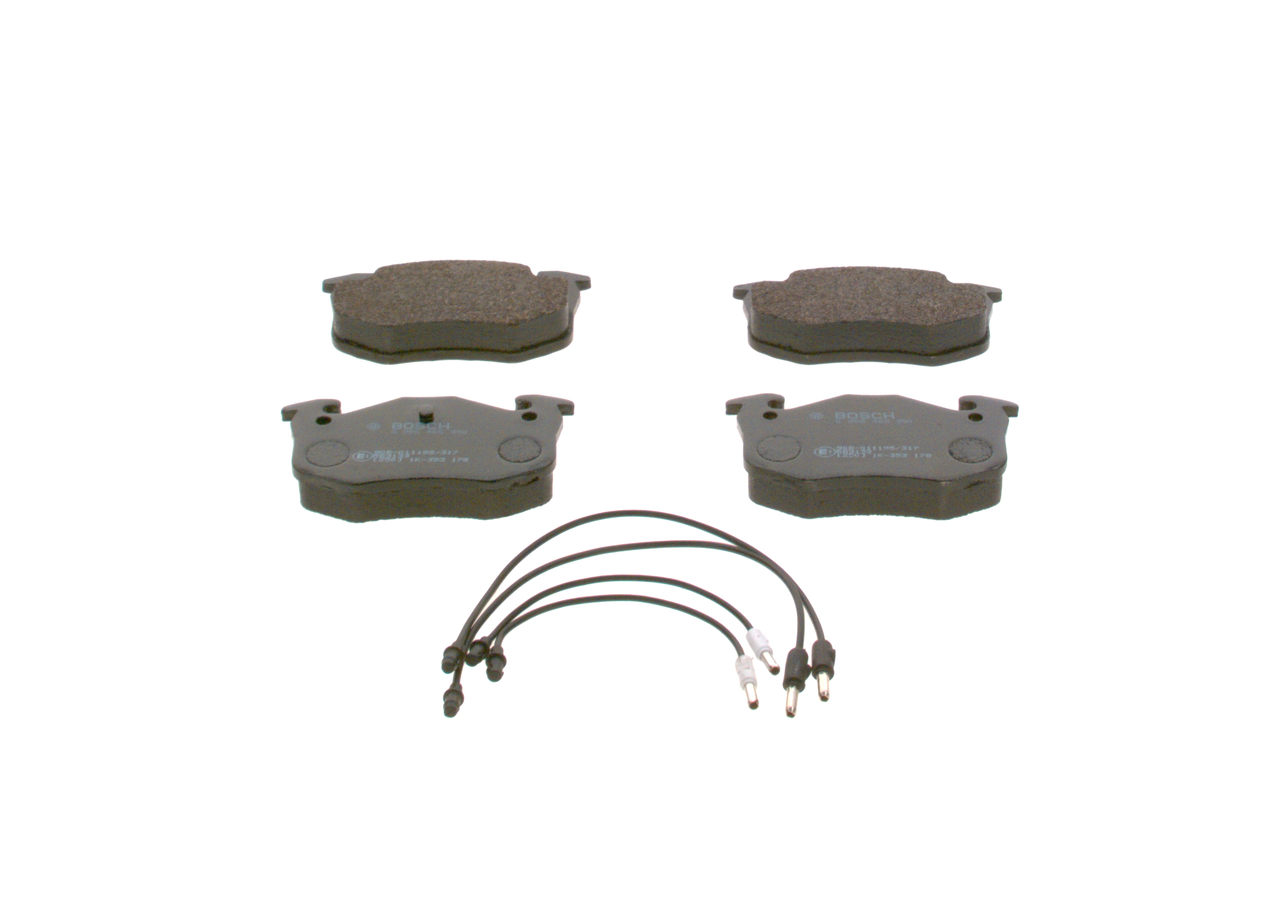 BOSCH 0 986 466 350 Bremsbelagsatz, Scheibenbremse