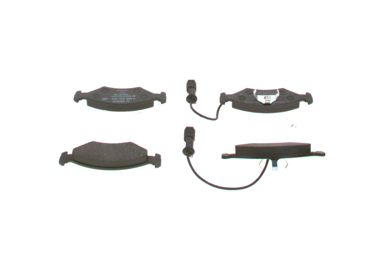 BOSCH 0 986 466 403 Bremsbelagsatz, Scheibenbremse