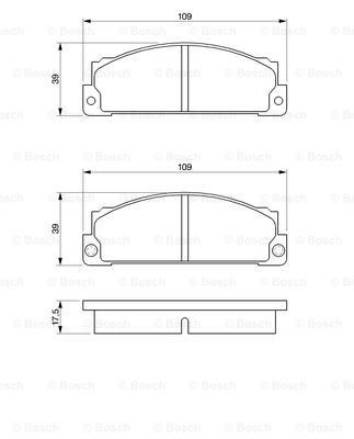 BOSCH 0 986 466 471 Brake...