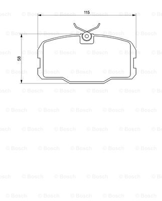 BOSCH 0 986 467 511 Brake...