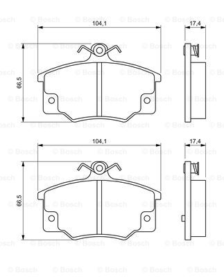 BOSCH 0 986 468 380 Kit...