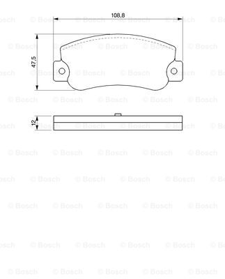 BOSCH 0 986 468 411 Brake...