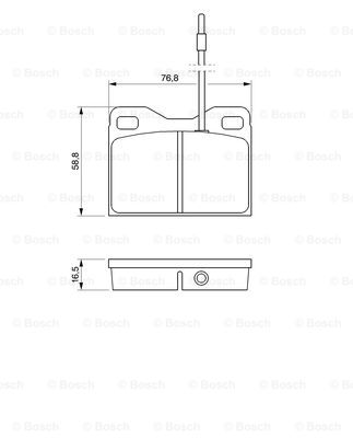 BOSCH 0 986 468 661 Brake...