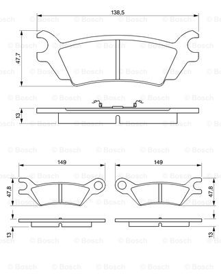 BOSCH 0 986 468 990 Kit...