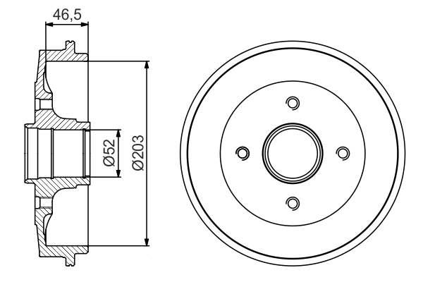 BOSCH 0 986 477 184 Tamburo...