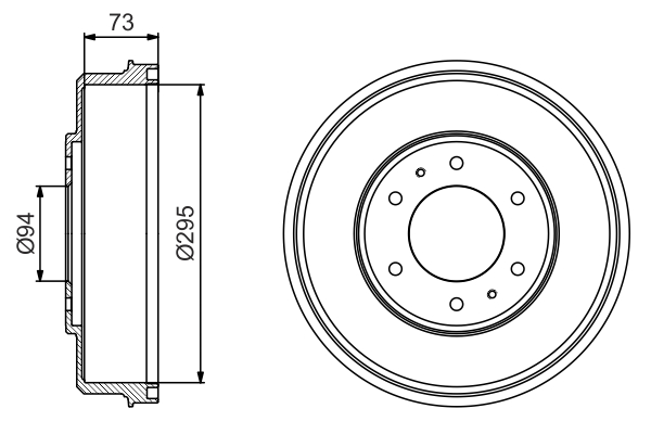 BOSCH 0 986 477 232 Tamburo freno-Tamburo freno-Ricambi Euro