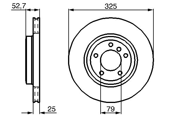 BOSCH 0 986 478 012 Δισκόπλακα