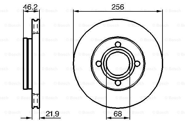 BOSCH 0 986 478 018 Discofreno-Discofreno-Ricambi Euro