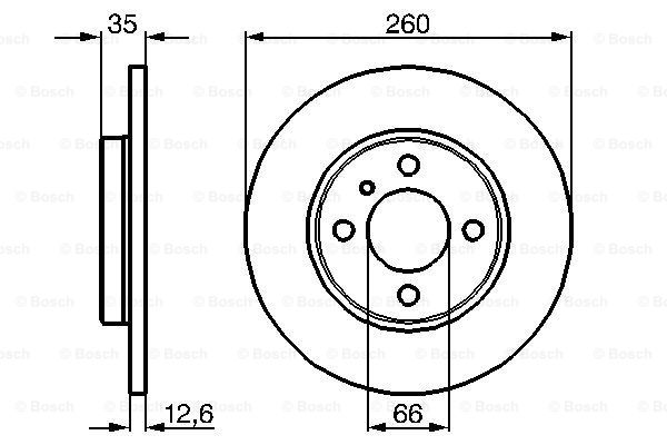 BOSCH 0 986 478 029 Brzdový...