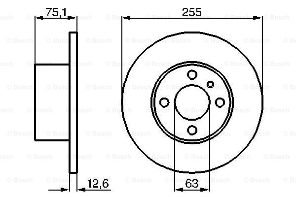 BOSCH 0 986 478 032 Discofreno-Discofreno-Ricambi Euro