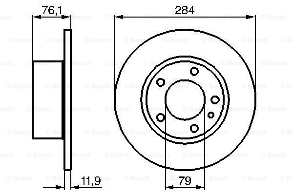 BOSCH 0 986 478 037 Brzdový...