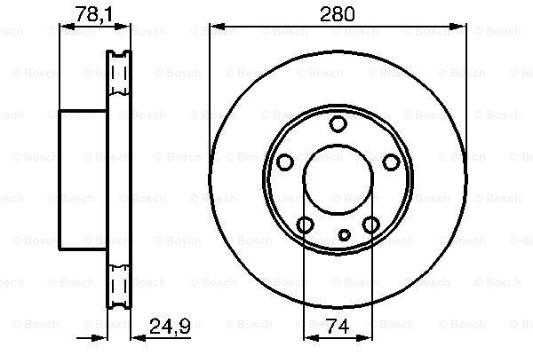 BOSCH 0 986 478 049 Brzdový...