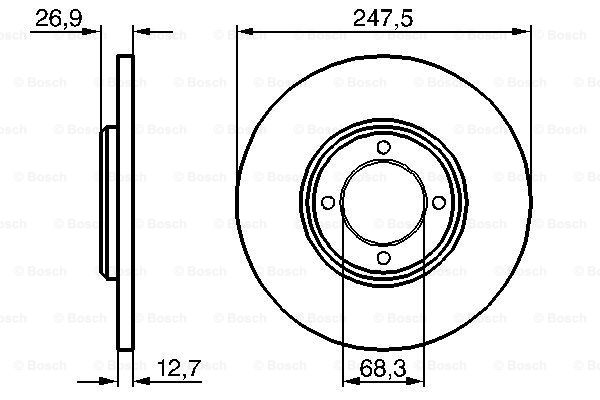 BOSCH 0 986 478 071 Brzdový...