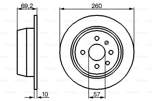 BOSCH 0 986 478 086 Discofreno-Discofreno-Ricambi Euro