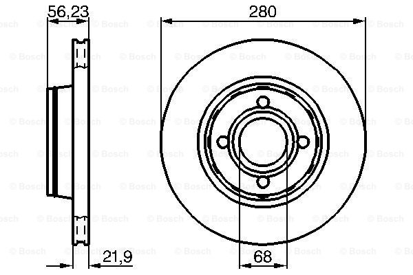 BOSCH 0 986 478 128 Brzdový...