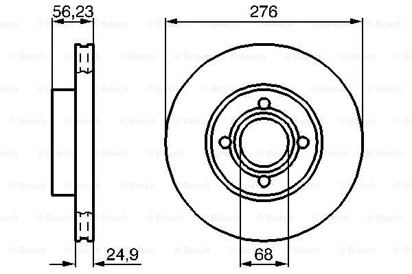 BOSCH 0 986 478 137 Brzdový...