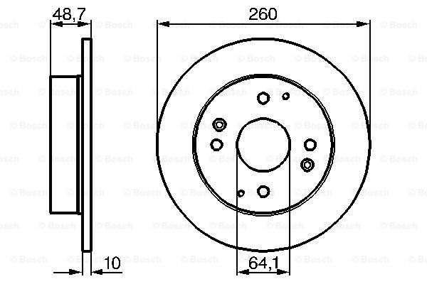 BOSCH 0 986 478 172 Discofreno