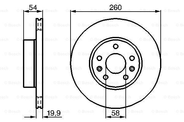 BOSCH 0 986 478 218 Discofreno