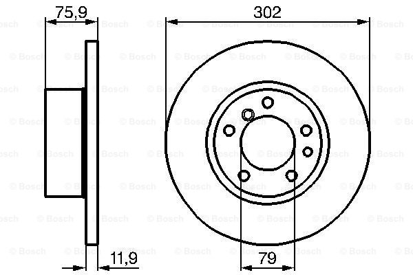 BOSCH 0 986 478 319 Brzdový...