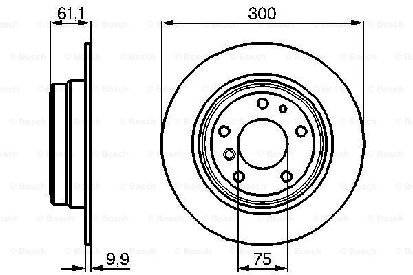 BOSCH 0 986 478 321 Discofreno-Discofreno-Ricambi Euro