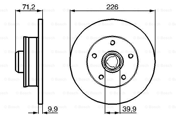 BOSCH 0 986 478 332 Brzdový...