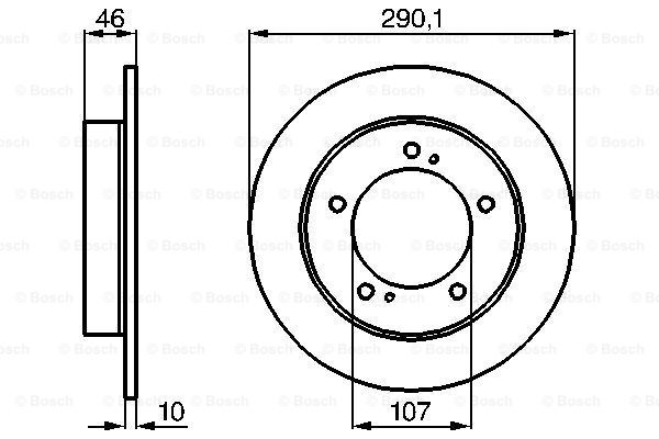 BOSCH 0 986 478 377 Discofreno-Discofreno-Ricambi Euro