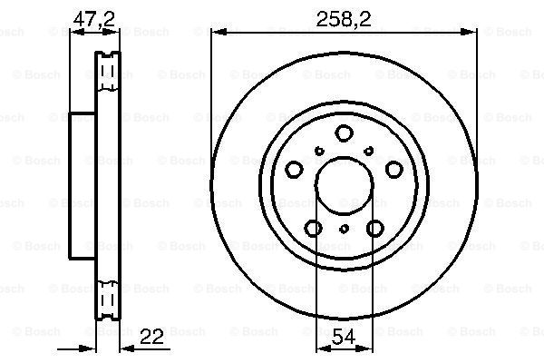 BOSCH 0 986 478 396 Brzdový...