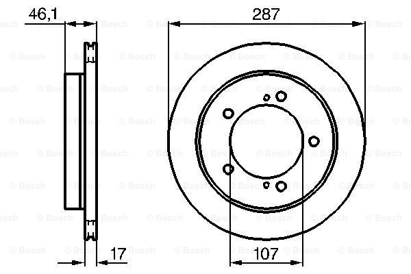 BOSCH 0 986 478 422 Discofreno-Discofreno-Ricambi Euro