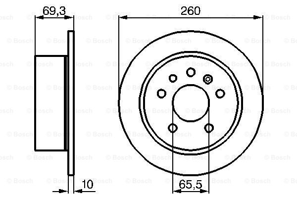 BOSCH 0 986 478 430 Discofreno