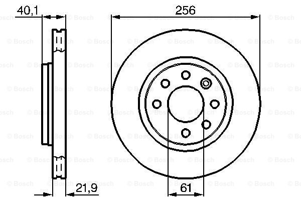 BOSCH 0 986 478 431 Brzdový...