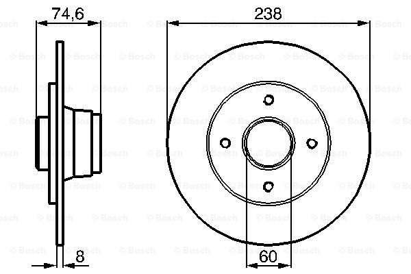 BOSCH 0 986 478 442 Brzdový...