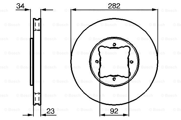 BOSCH 0 986 478 448 Brzdový...