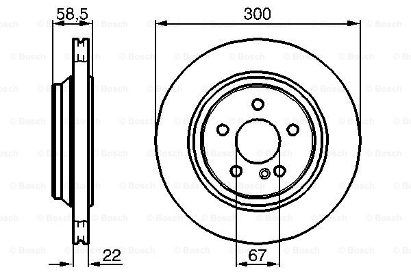 BOSCH 0 986 478 473 Discofreno-Discofreno-Ricambi Euro