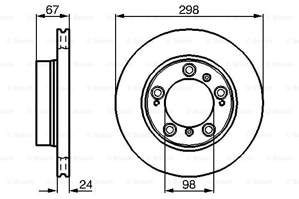 BOSCH 0 986 478 477 Discofreno-Discofreno-Ricambi Euro