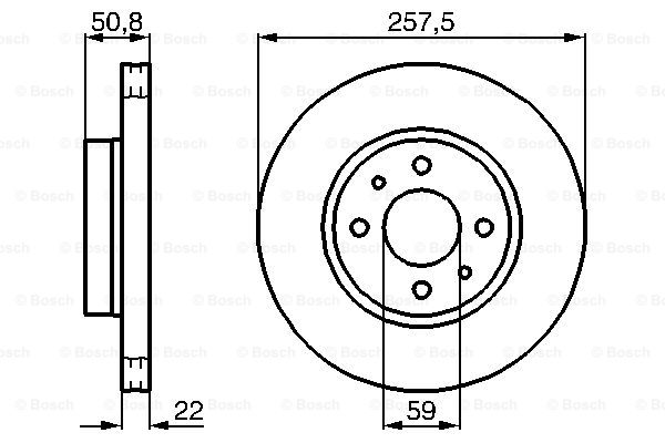 BOSCH 0 986 478 512 Discofreno-Discofreno-Ricambi Euro