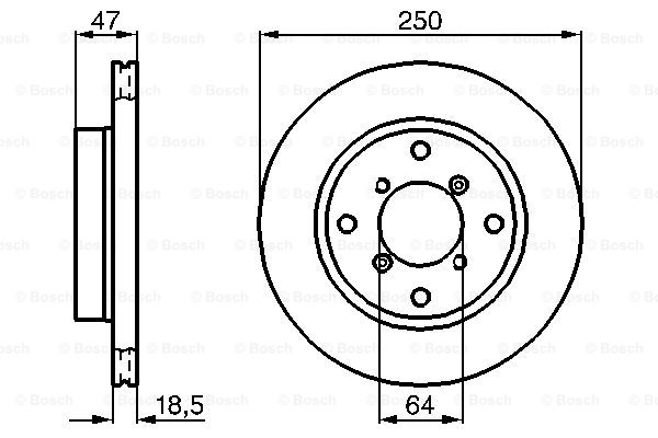 BOSCH 0 986 478 540 Brzdový...