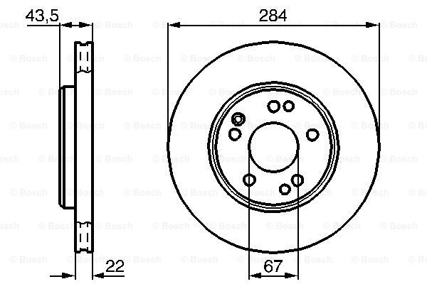 BOSCH 0 986 478 589 Brzdový...