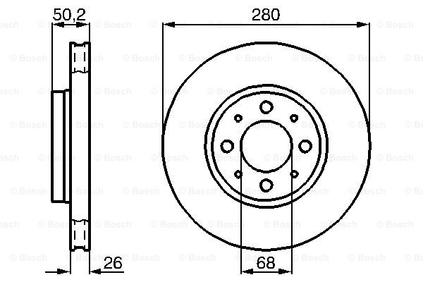 BOSCH 0 986 478 602 Discofreno-Discofreno-Ricambi Euro