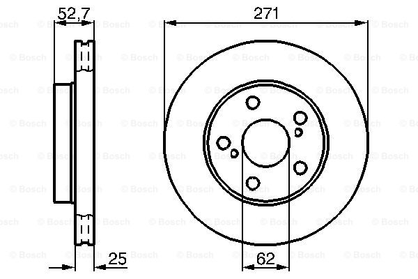 BOSCH 0 986 478 631 Brzdový...