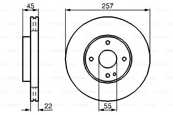 BOSCH 0 986 478 638 Discofreno-Discofreno-Ricambi Euro